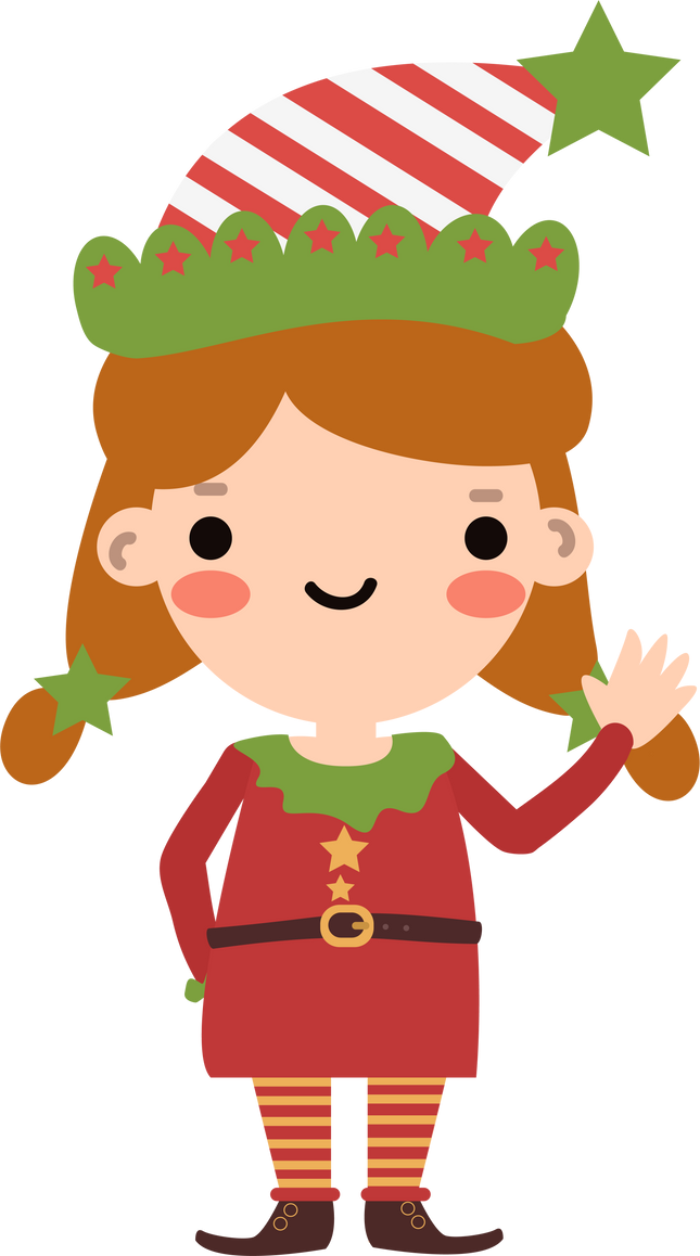 Female Santa Illustration