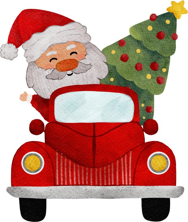 Cheerful Santa Claus