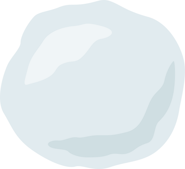 Winter Snowball Illustration