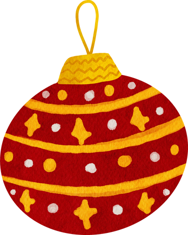 Watercolor Christmas Ball